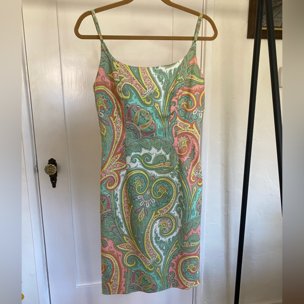 Vintage Carmen Marc Valvo Paisley Dress